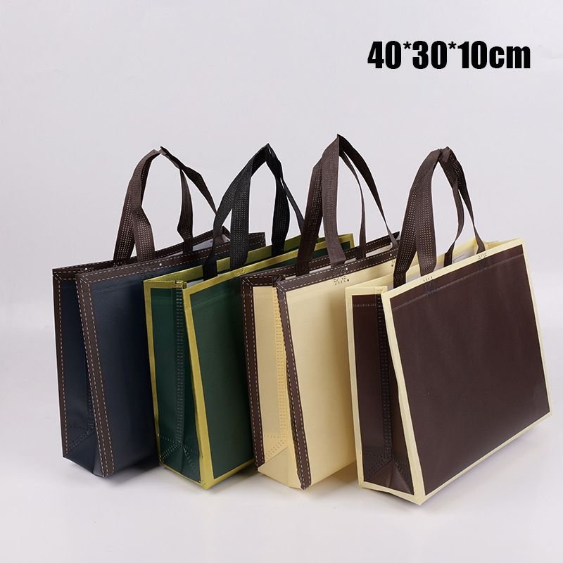 Simple Contrast Color Clothing Packaging Non-Woven Shopping Bag